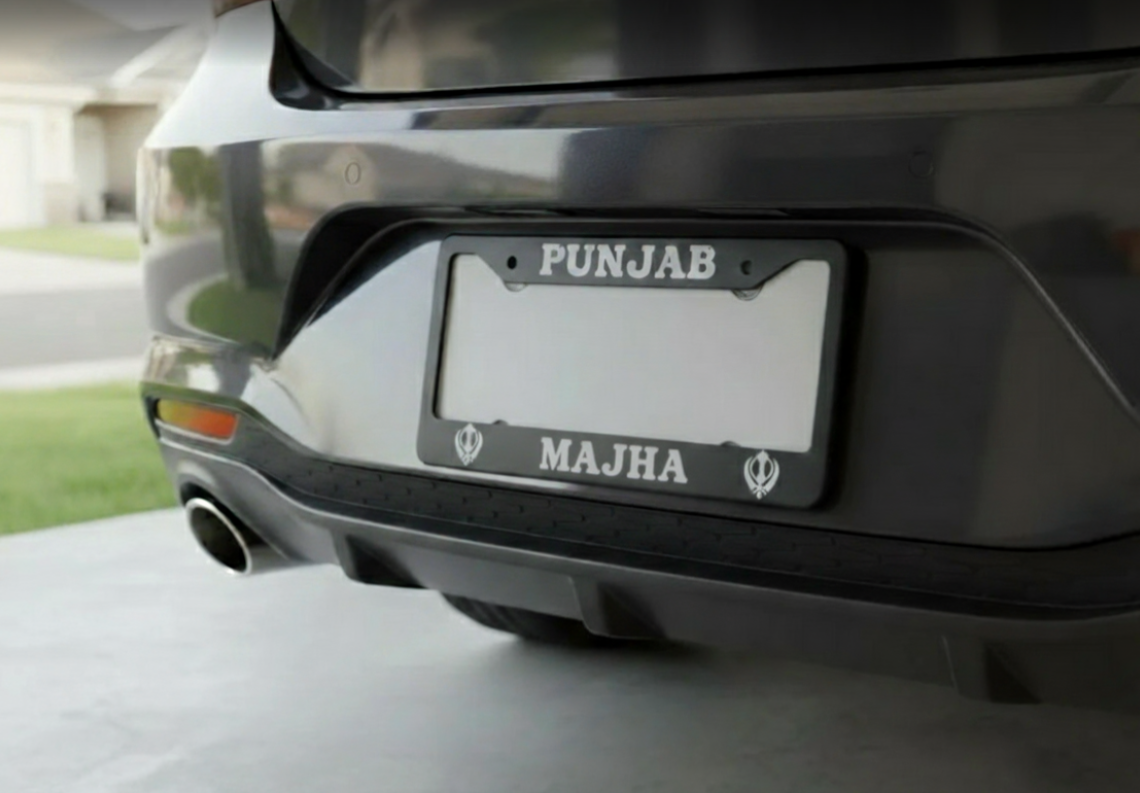 Punjab Doaba, Malwa, Majha License Plate Holder