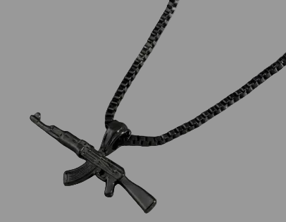 Ak-47 Pendant Necklace