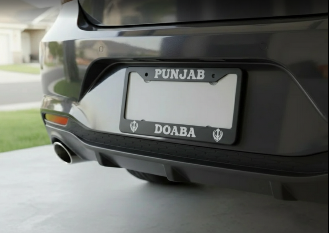 Punjab Doaba, Malwa, Majha License Plate Holder