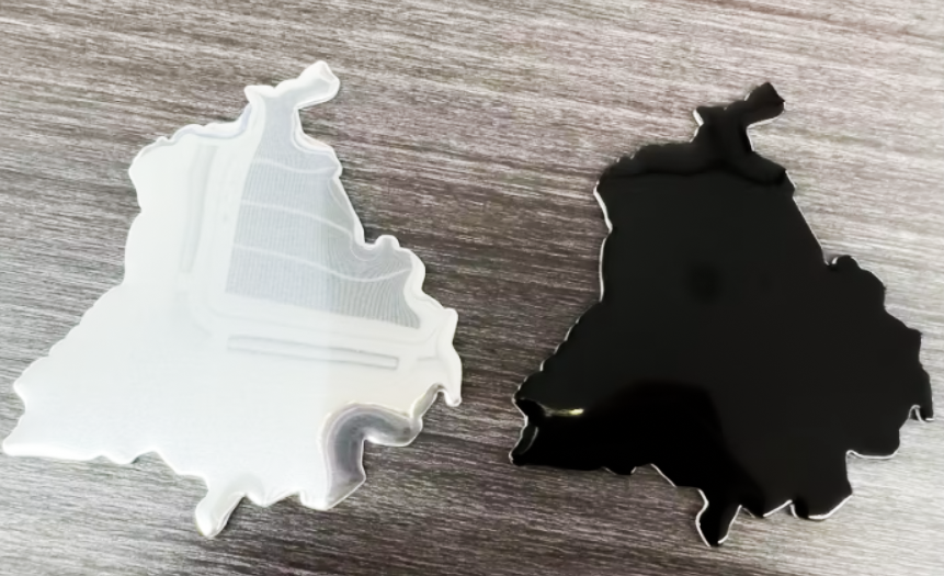 Punjab Map Car Emblem