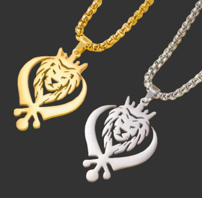 Lion Khanda Pendant Necklace