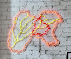 Old Map of Panjab LED Neon Light — History, Heritage & Modern Style