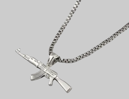 Ak-47 Pendant Necklace